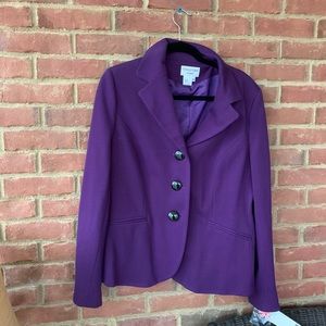 Charles Gray purple jacket